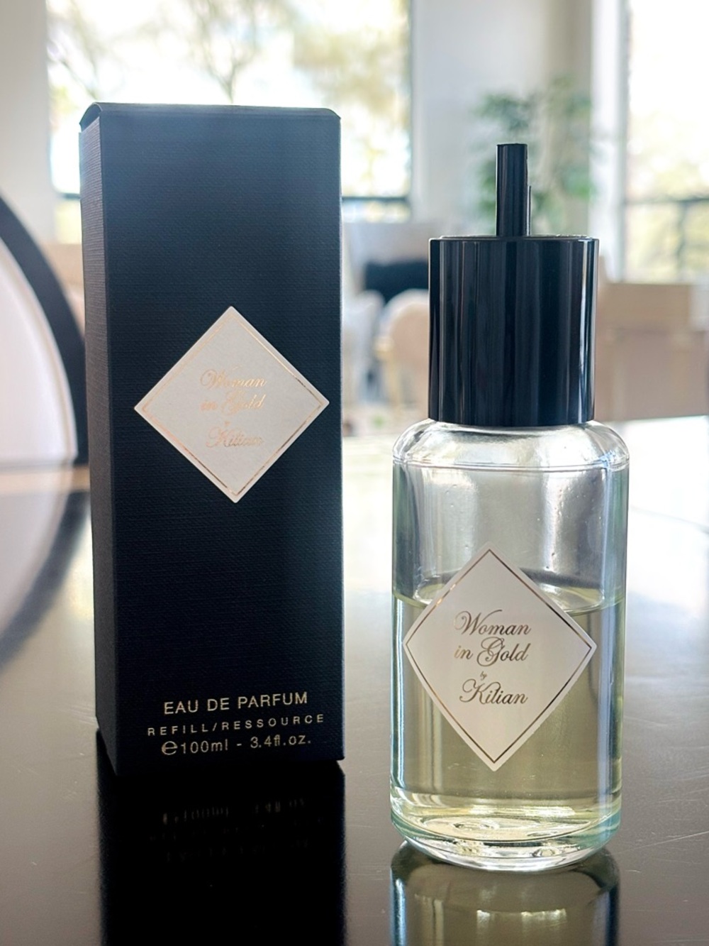 Used, half full Kilian Woman in Gold EDP Refill - Picture 2 of 12